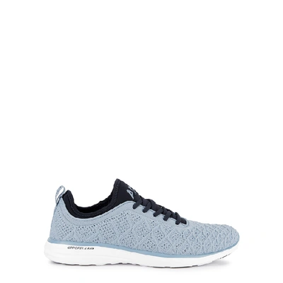 Apl Athletic Propulsion Labs Techloom Phantom Light Blue Knitted Trainers