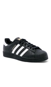 Adidas Originals Mens Adidas Superstar Ii Pony-hair Leather Low-top Trainers In Black