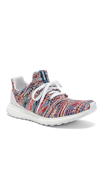 Adidas By Missoni Ultraboost Clima 运动鞋 In White & Cyan & Red