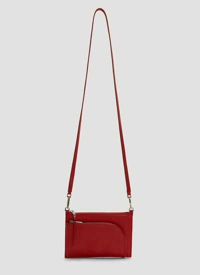 Rick Owens Club Pouch In Red