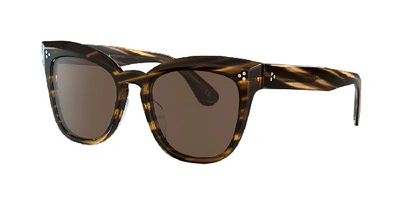 Oliver Peoples Woman Sunglass Ov5372su Marianela In Brown