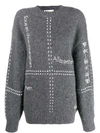 STELLA MCCARTNEY ALL TOGETHER NOW EMBROIDERED JUMPER