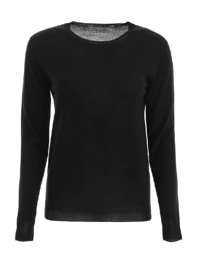 Stella Mccartney Crew Neck Pullover In Black