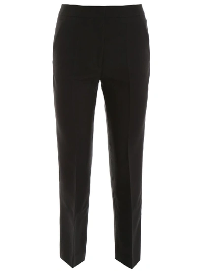 Stella Mccartney Tartan Wide-leg Trousers In Black
