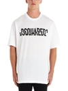 Dsquared2 Men's Spliced Logo T-shirt In White