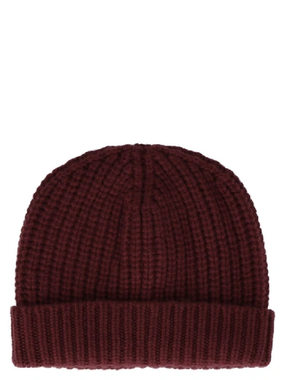 Maryya Beanie In Burgundy