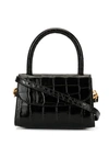 BY FAR CROC-EFFECT MINI BAG