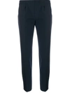 PIAZZA SEMPIONE PIAZZA SEMPIONE SLIM-FIT TROUSERS - 蓝色