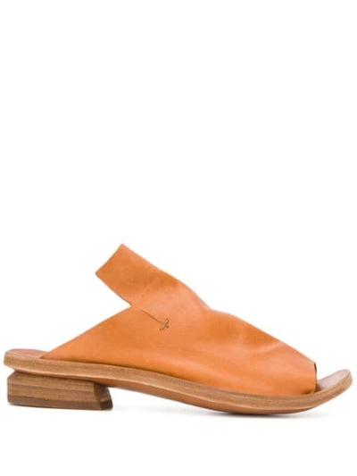Officine Creative Cut-out Sandals In Orange
