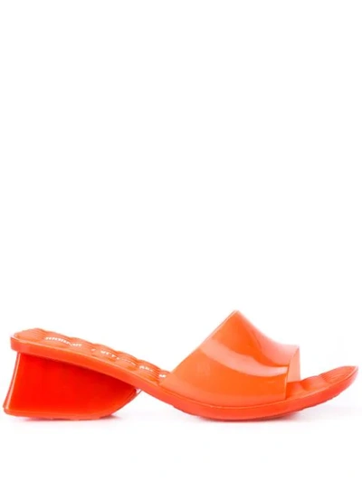 Opening Ceremony Transparent Low Sandals - 红色 In Red