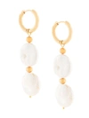 Sandralexandra Isabela Beaded Earrings In Gold