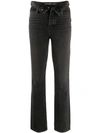 ALEXANDER WANG T CULT FLIP STRAIGHT-LEG JEANS