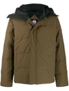 CANADA GOOSE CANADA GOOSE HOODED DOWN JACKET - GREEN