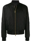 VERSACE VERSACE DRAGON QUILTED BOMBER JACKET - 黑色
