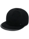 MAISON MICHEL MAISON MICHEL HAILEY ADJUSTABLE CAP - BLACK