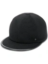 MAISON MICHEL LEATHER TRIM BASEBALL CAP