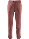 ETRO CROPPED SLIM FIT TROUSERS