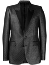 GIVENCHY GIVENCHY SMOKING FITTED BLAZER - 黑色