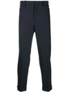 NEIL BARRETT CONTRAST STRIPE TAILORED TROUSERS