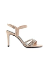 ASH HELLO PINK HEELED SANDAL,10984390