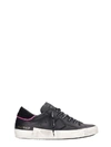 Philippe Model Prsx L Sneakers In Black Leather In Black