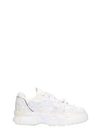 MAISON MARGIELA ADDICT SNEAKERS IN WHITE LEATHER,11002414