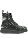 ALEXANDER MCQUEEN SPIKE LACE-UP BOOTS