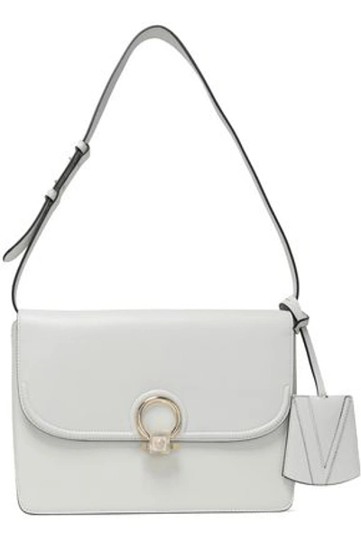 Versace Woman Leather Shoulder Bag White