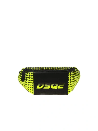 Dsquared2 Black Neon Yellow Belt Bag
