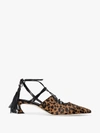 LIUDMILA LIUDMILA BROWN BELLATRIX 50 LEOPARD PRINT PUMPS,BELLATRIX50LEOPARD13728266