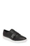 Karl Lagerfeld Celina Slip-on Sneaker In Black Leather