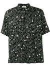 SAINT LAURENT STAR PRINT SILK SHIRT