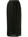 SEMICOUTURE HIGH-WAISTED PLEATED SKIRT