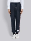 Thom Browne Drawstring Flyweight Ripstop Track Pants In Blue