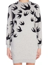 MCQ BY ALEXANDER MCQUEEN MCQ ALEXANDER MCQUEEN SWALLOW PRINT SWEATSHIRT DRESS