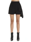 ALEXANDER MCQUEEN Alexander McQueen Asymmetric Draped Shorts