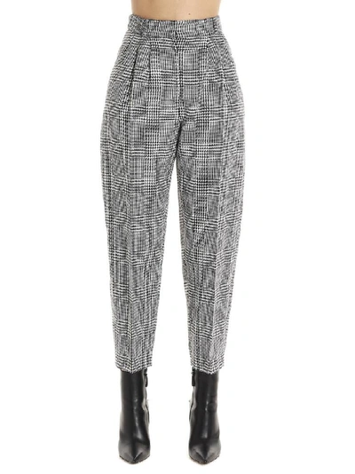 Alexander Mcqueen Prince Of Wales Checkered Trousers In Multi