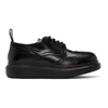 ALEXANDER MCQUEEN Black Hybrid Brogues