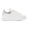 ALEXANDER MCQUEEN ALEXANDER MCQUEEN WHITE AND SILVER OVERSIZED trainers