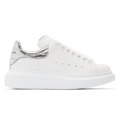 Alexander Mcqueen Chunky Sole Trainers In 9071 Wht/si
