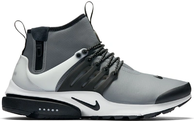 Pre-owned Nike  Air Presto Mid Utility Cool Grey In Cool Grey/black-white-volt