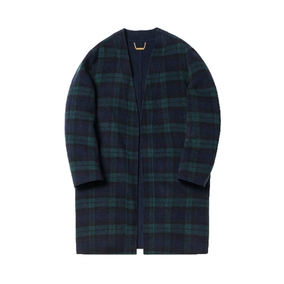 Pre-owned Kith Becker Wool Coat Navy