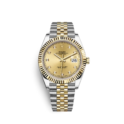 Pre-owned Rolex Datejust 126333 In Steel/yellow Gold