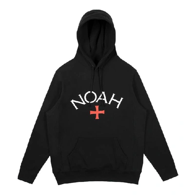 Pre-owned Noah  Core Logo Hoodie Black