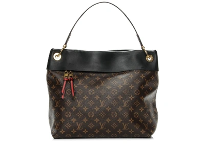 Pre-owned Louis Vuitton Hobo Tuileries Monogram In Noir Black