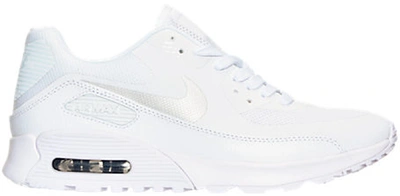 Pre-owned Nike Air Max 90 Ultra 2.0 White Metallic Platinum (women's) In White/white-black-metallic Platinum