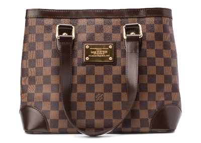 Pre-owned Louis Vuitton Hampstead Damier Ebene Pm Brown