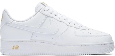 Nike air force 1 low hotsell crest logo white metallic gold