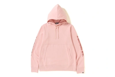 Bape Swarovski Pullover Hoodie Pink In Pink