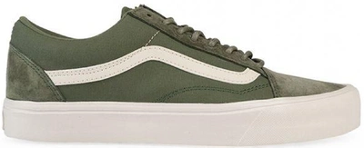 Pre-owned Vans Old Skool Rains Olive In Olive/white